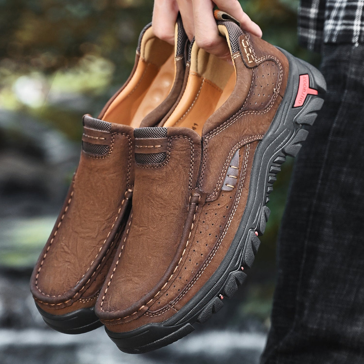Muskoka Leather Slip-On