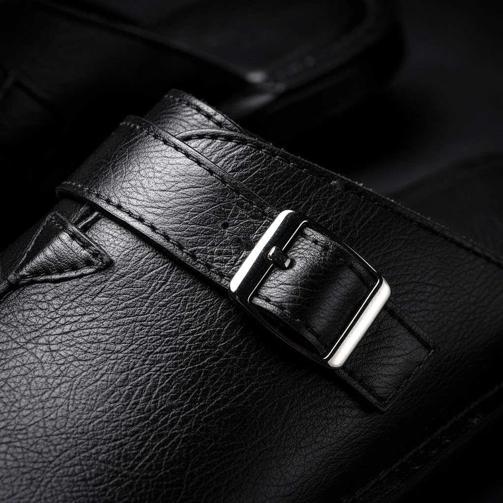 Caplan Leather Mules
