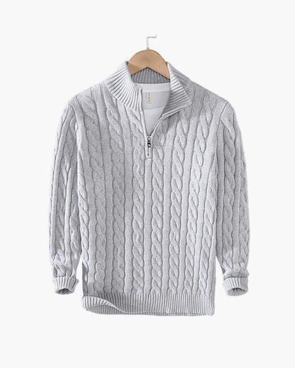 Rosedale Cable-Knit Quarter-Zip