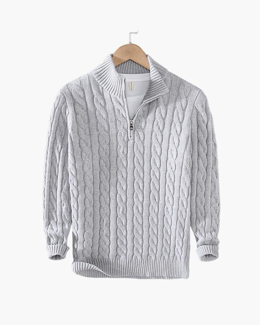 Rosedale Cable-Knit Quarter-Zip