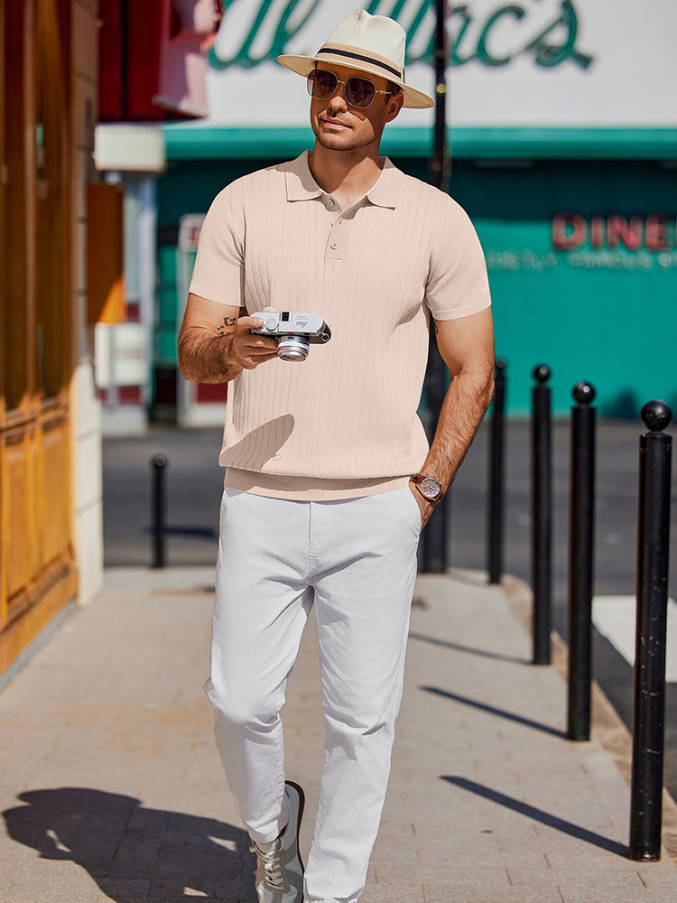 Avenue Ribbed Polo