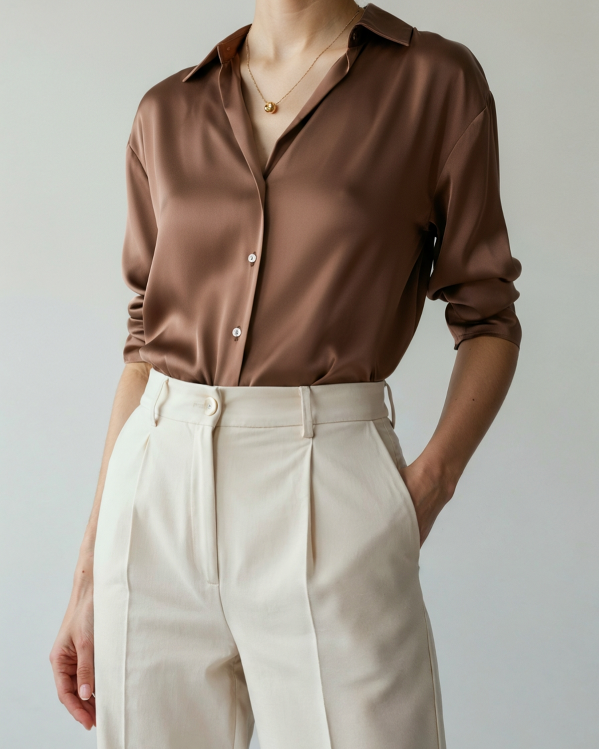 Bloor Satin Blouse