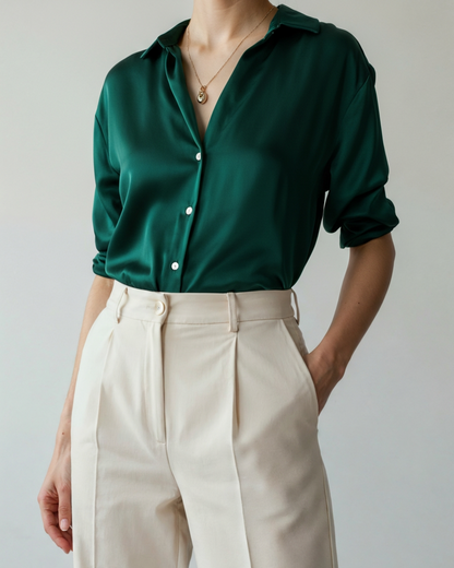 Bloor Satin Blouse