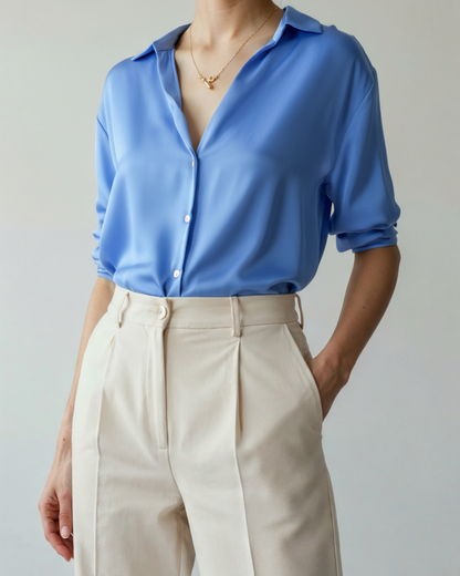 Bloor Satin Blouse