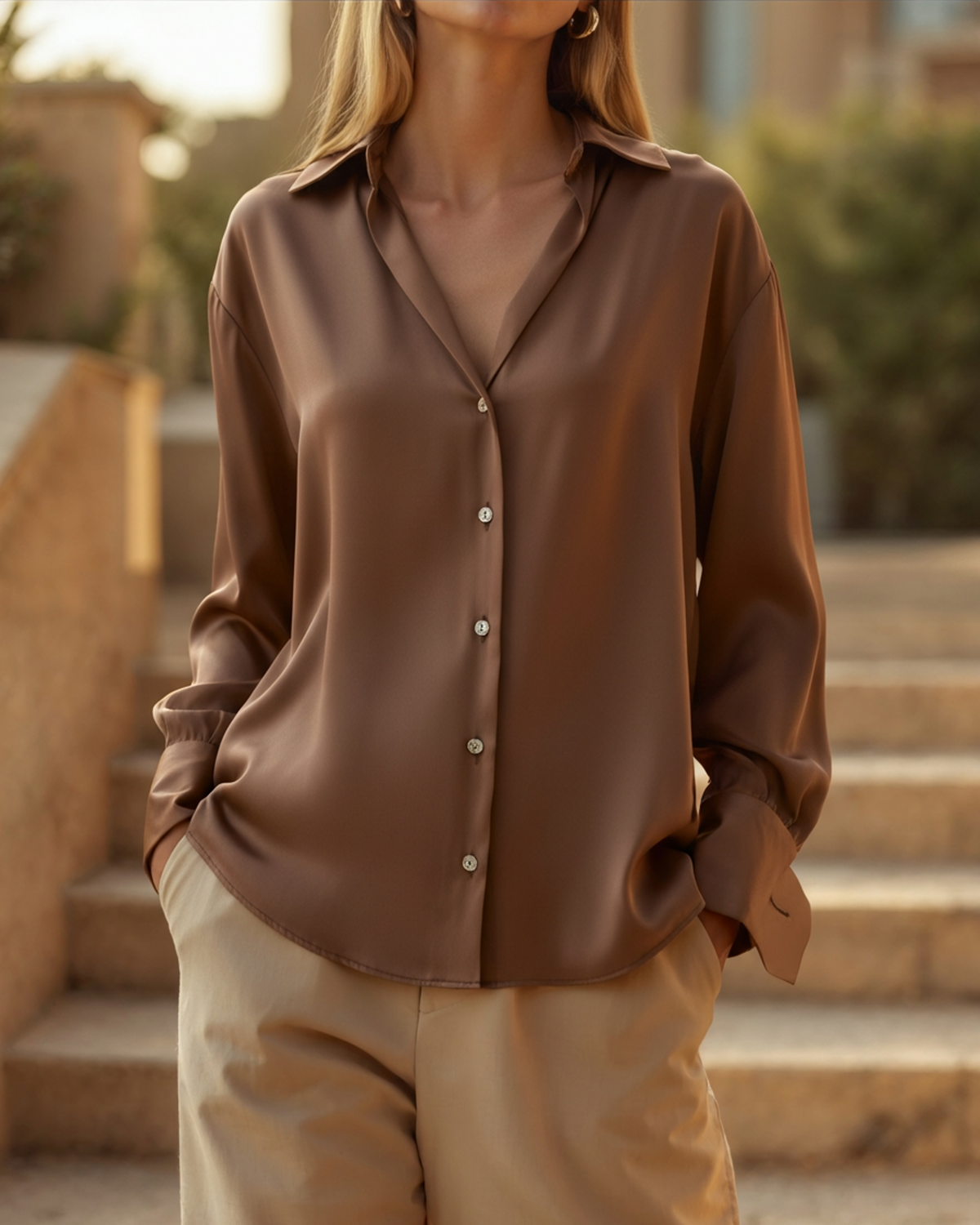 Bloor Satin Blouse