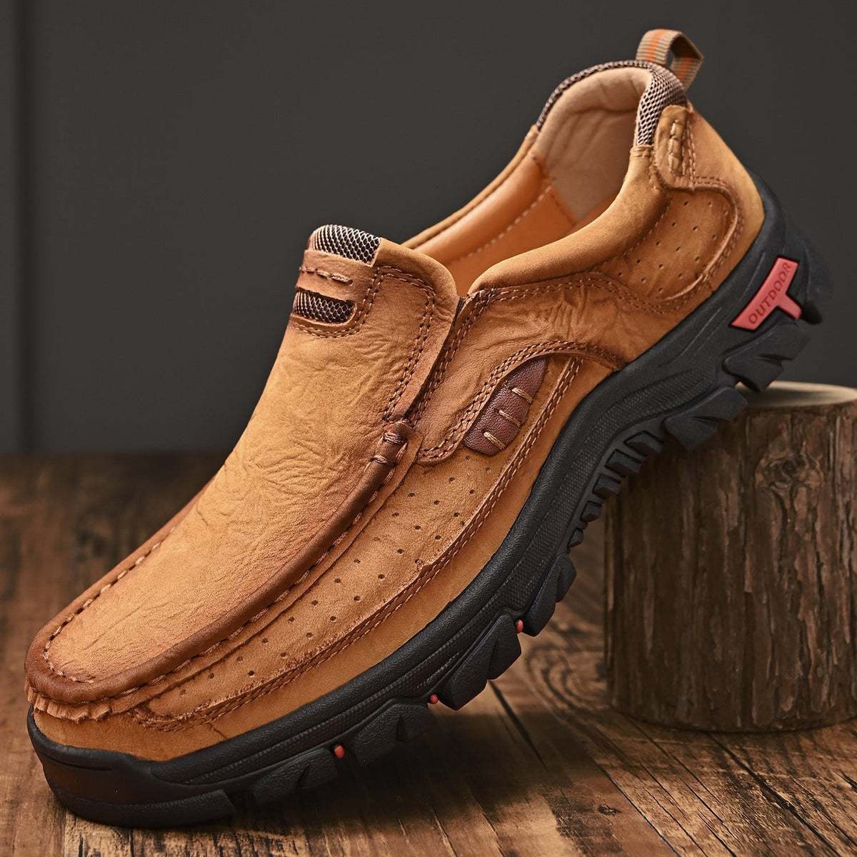 Muskoka Leather Slip-On