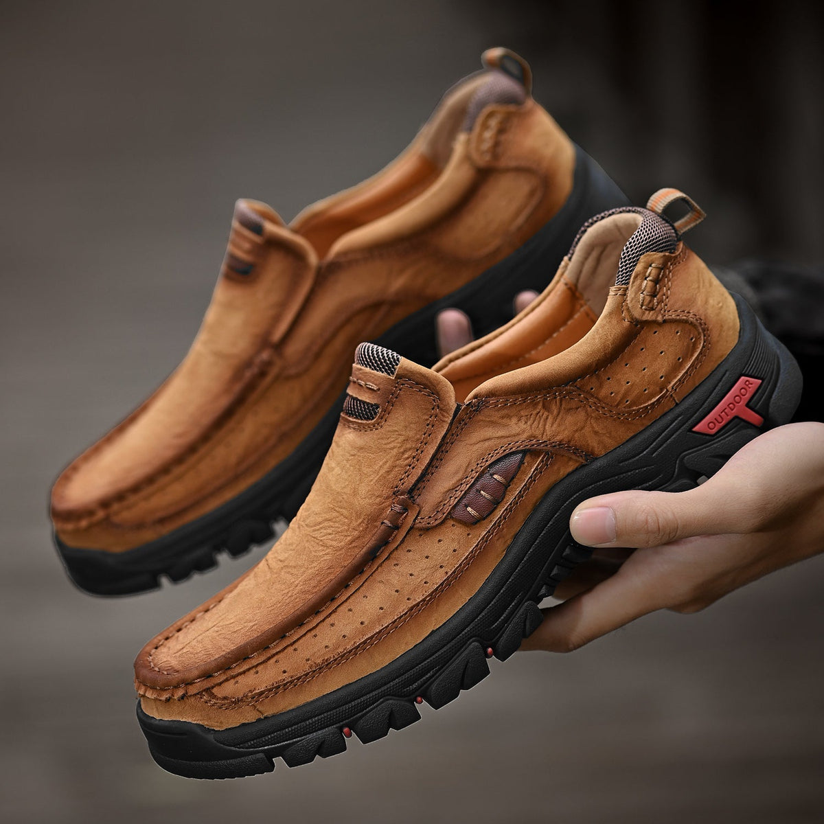 Muskoka Leather Slip-On