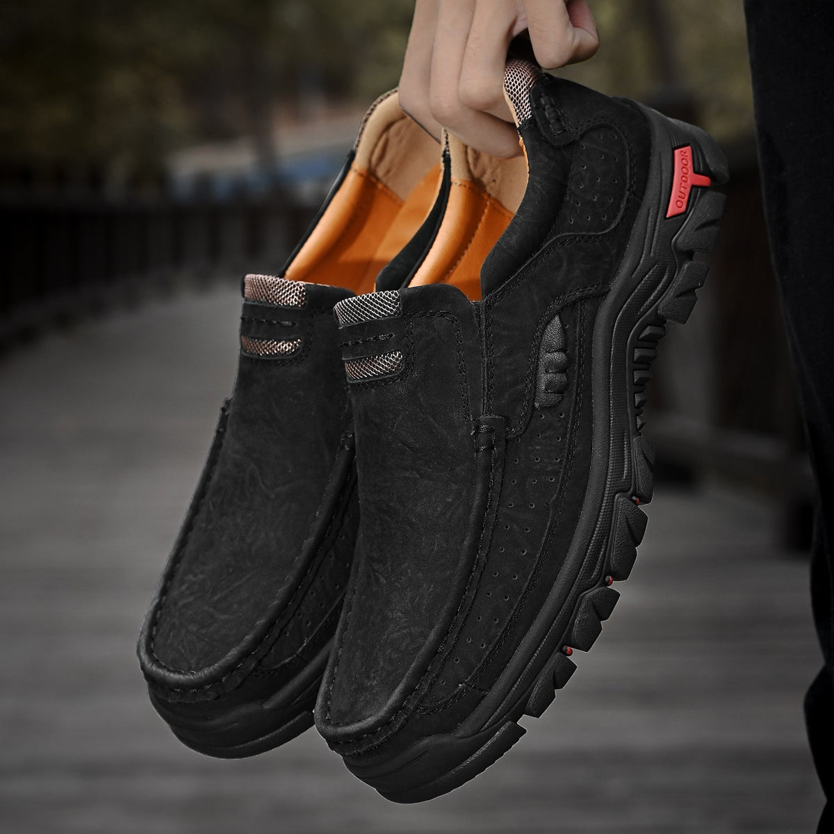 Muskoka Leather Slip-On