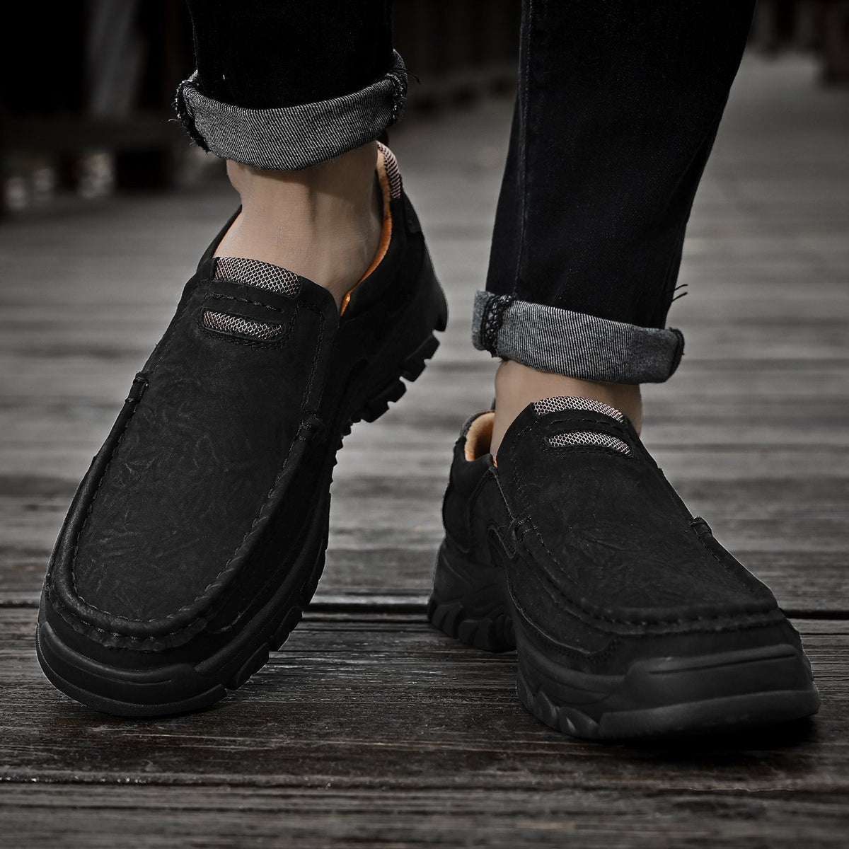 Muskoka Leather Slip-On