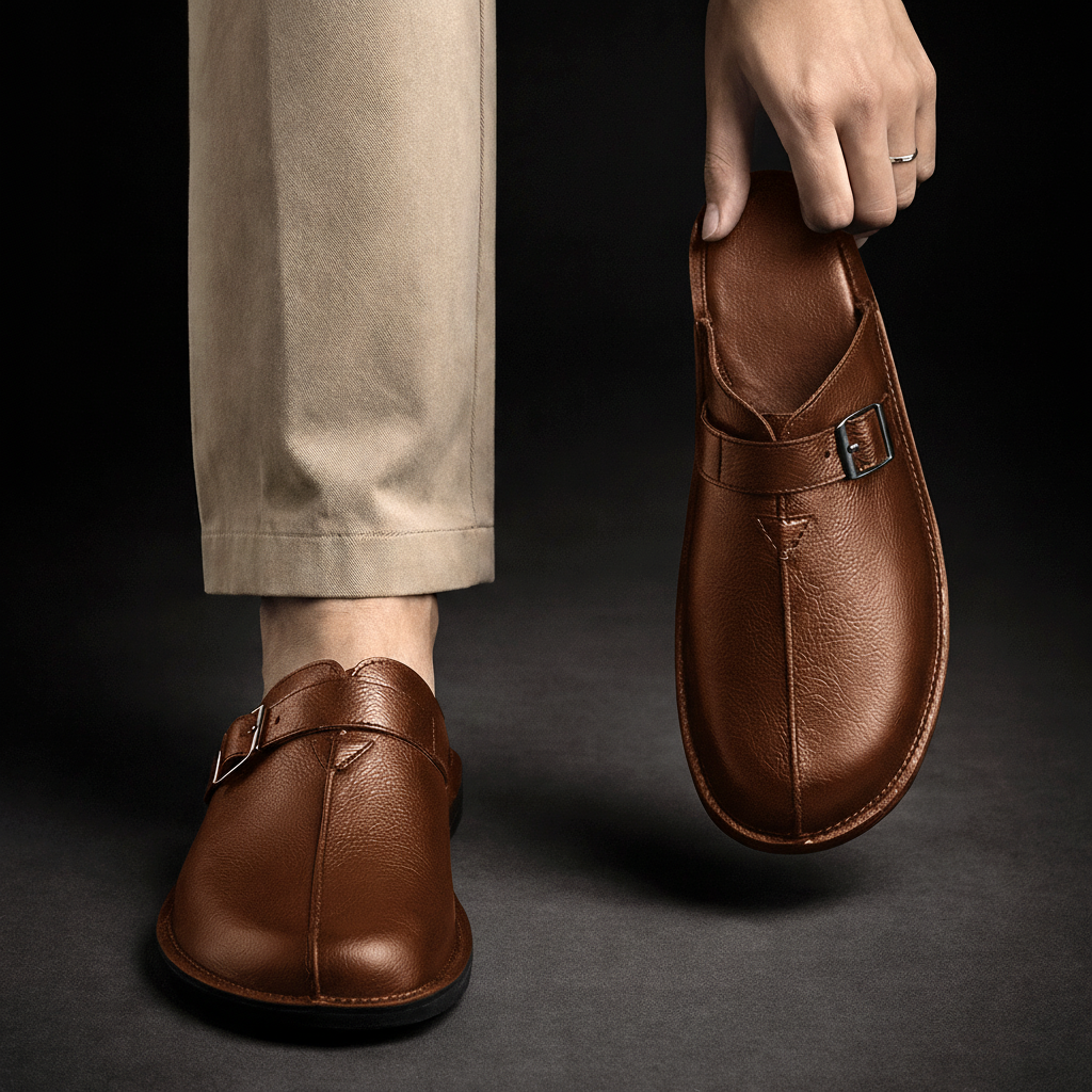 Caplan Leather Mules