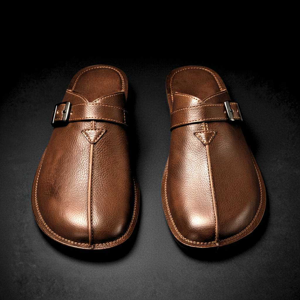 Caplan Leather Mules